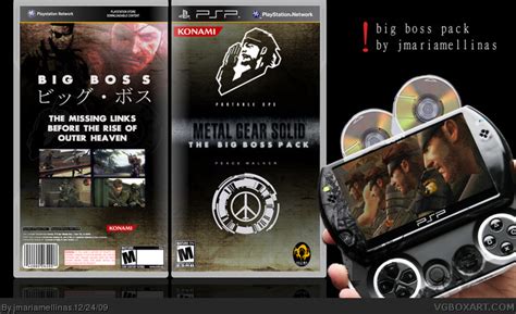 Metal Gear Solid: The Big Boss Pack PSP Box Art Cover by 